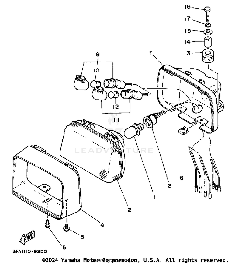 Headlight Schematic