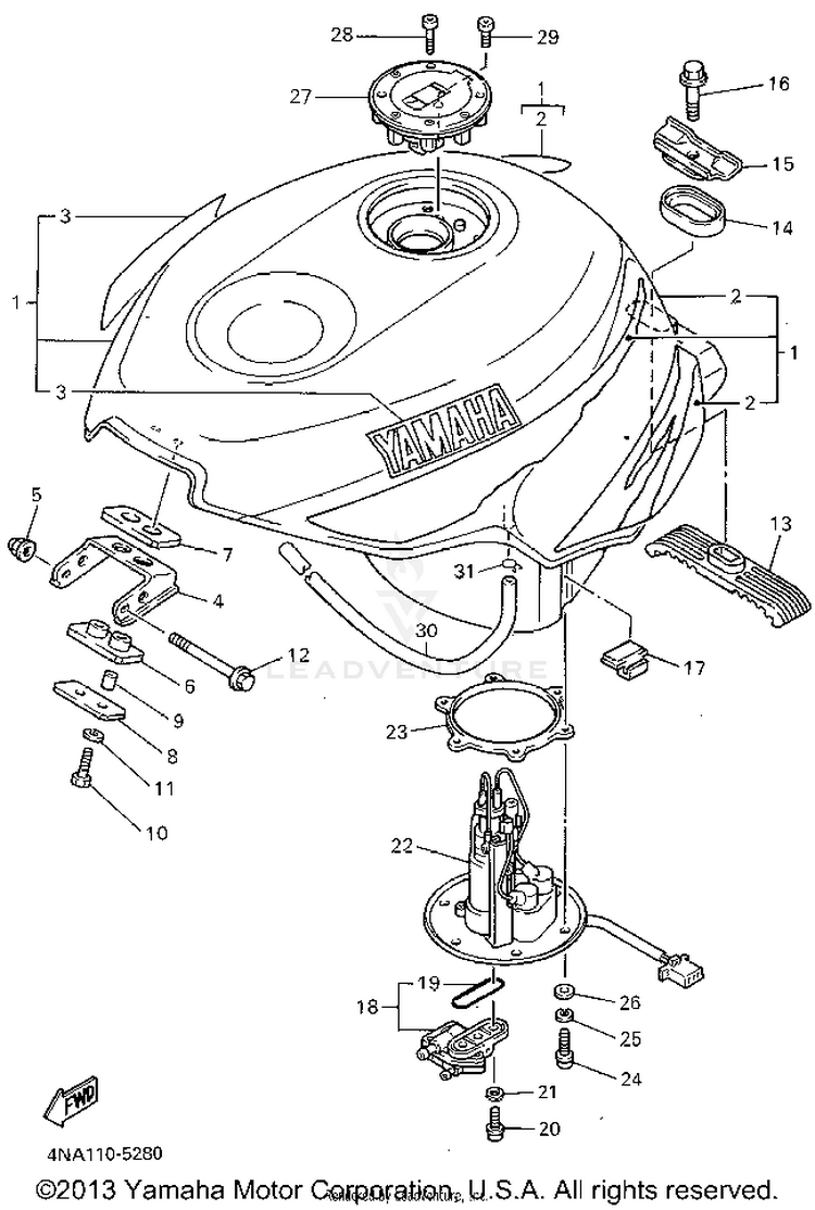 Fuel Tank Schematic