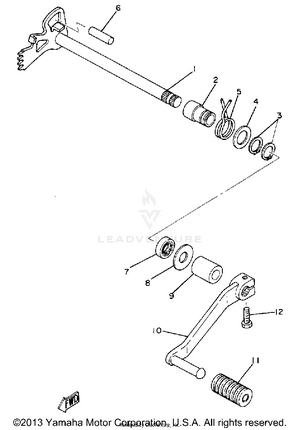 Shift Shaft Schematic