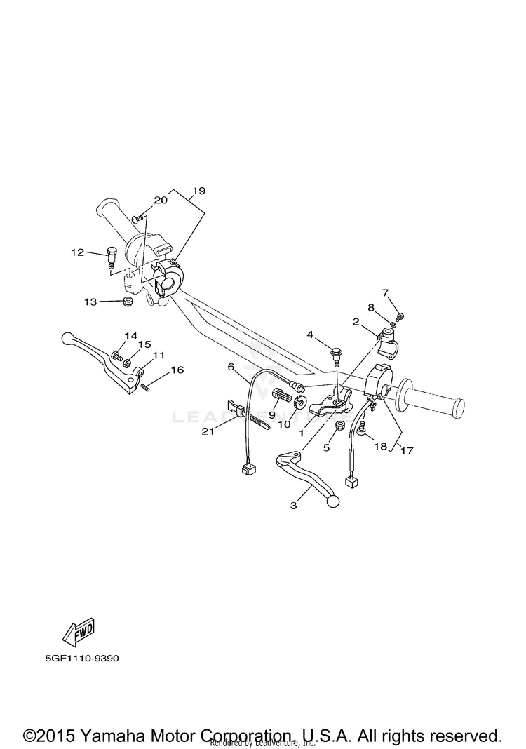 Handle Switch Lever Schematic