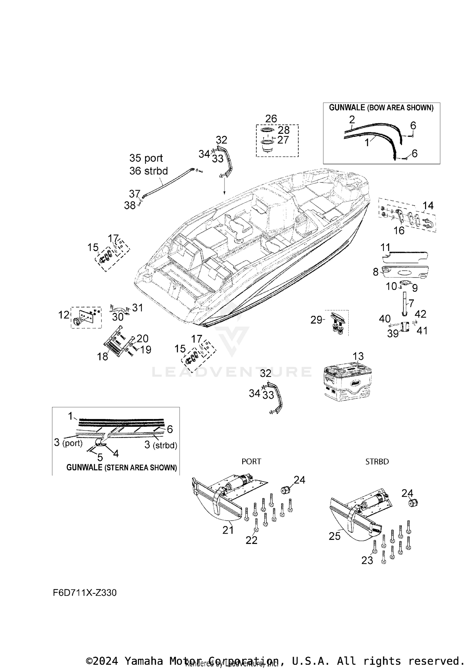 HULL DECK FITTINGS
