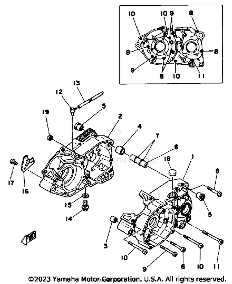 Crankcase Schematic