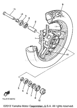 Front Wheel Schematic