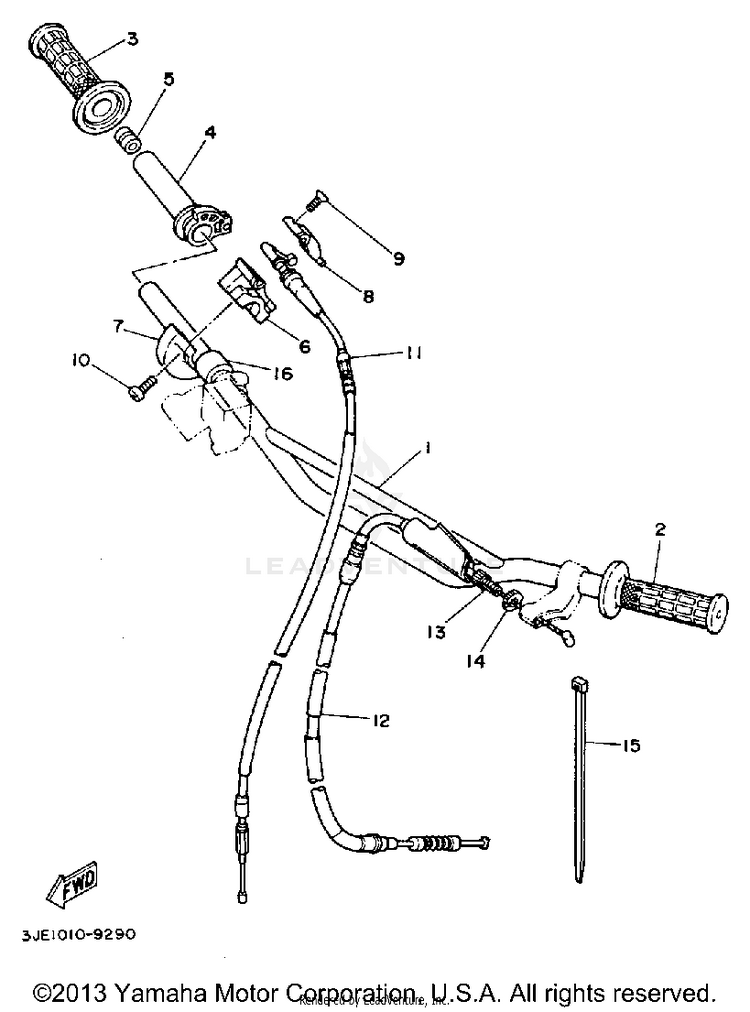 Handlebar-Cable Schematic