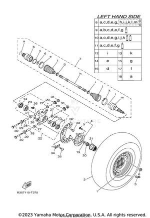 Rear Wheel Schematic