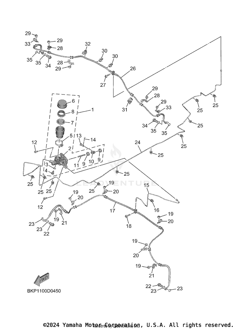 Master Cylinder Schematic