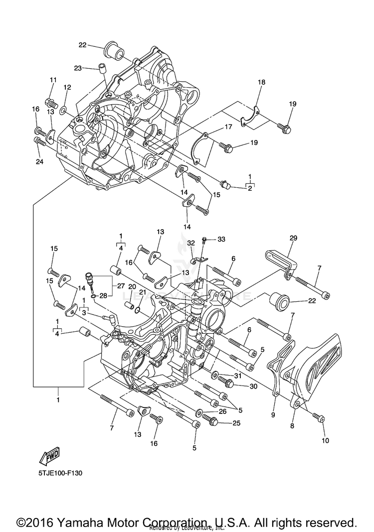 Crankcase Schematic