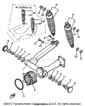 Rear Arm Suspension Schematic