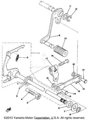 Shift Shaft Schematic