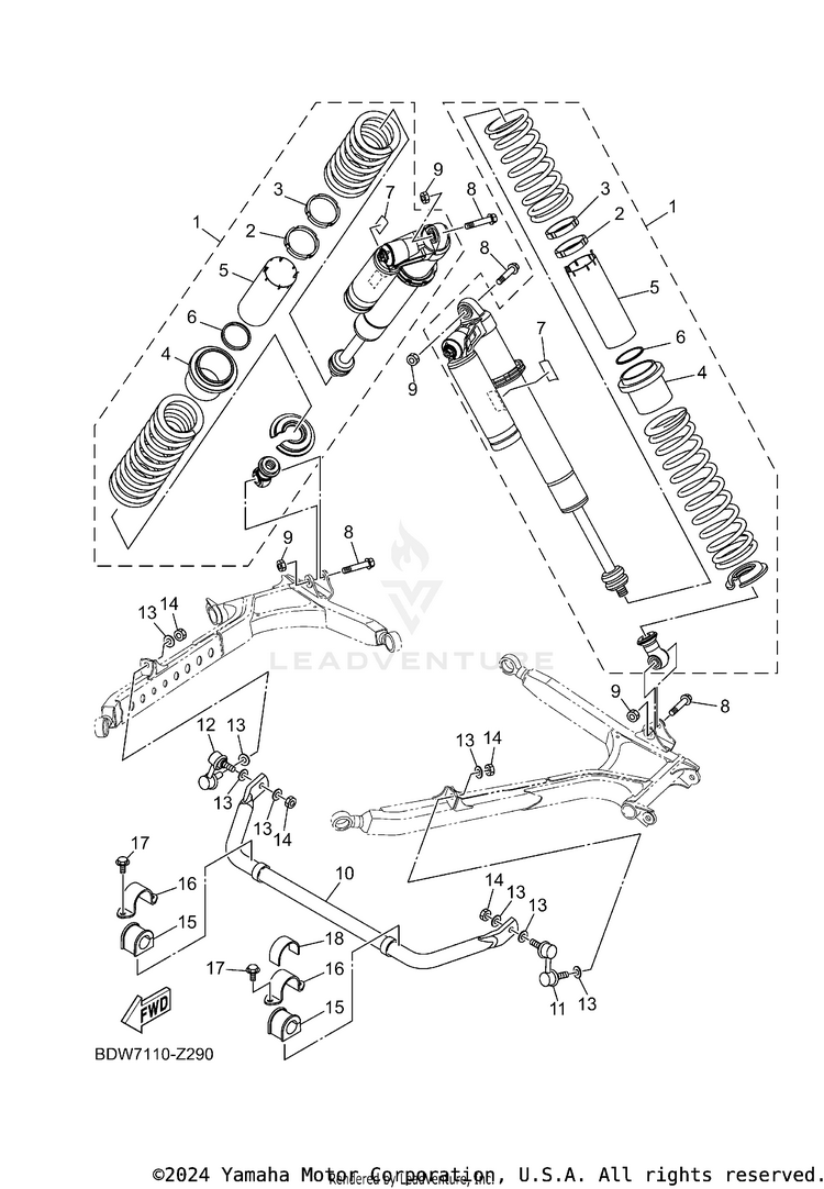 Rear Suspension Schematic