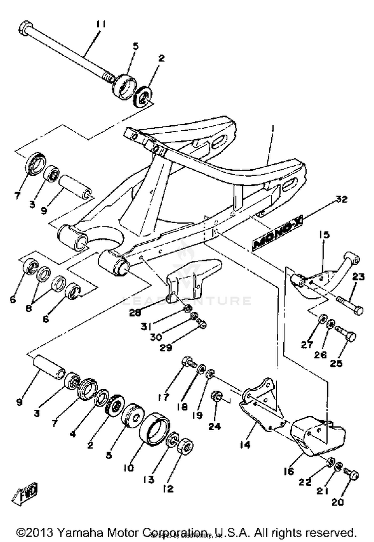 Rear Arm Schematic