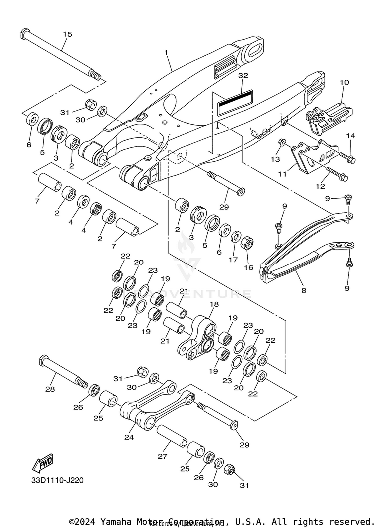 Rear Arm Schematic