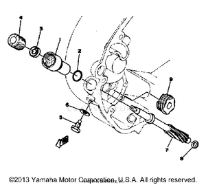 Tachometer Gear Schematic