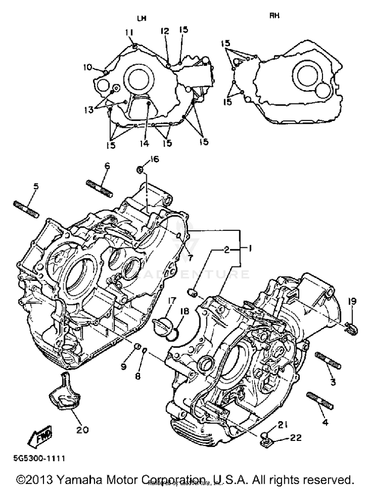 Crankcase Schematic