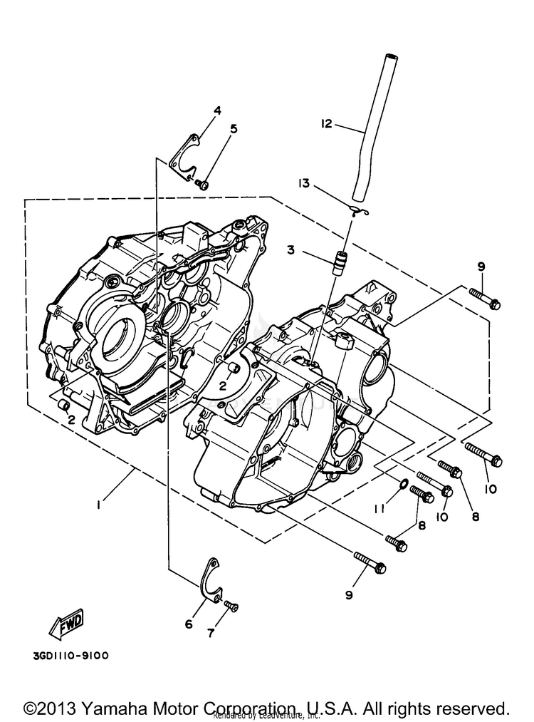 Crankcase Schematic