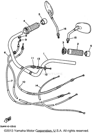 Steering Handle Cable Schematic