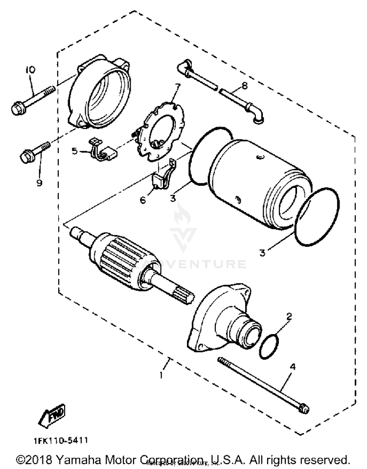 Starting Motor Schematic