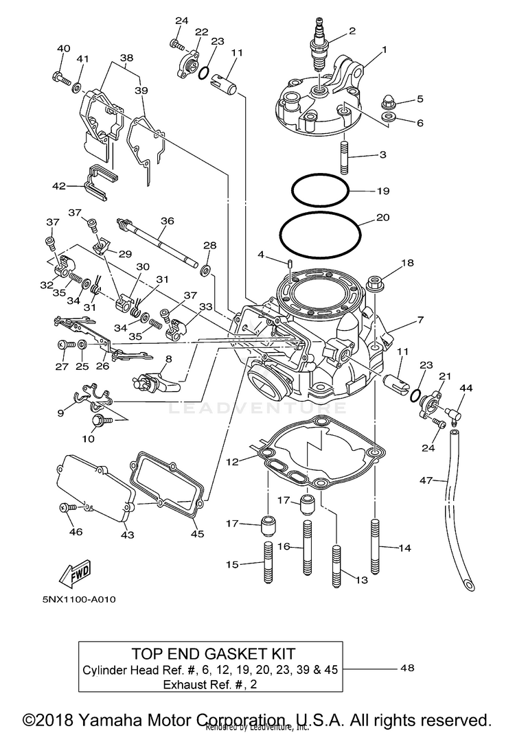 Cylinder Head Schematic