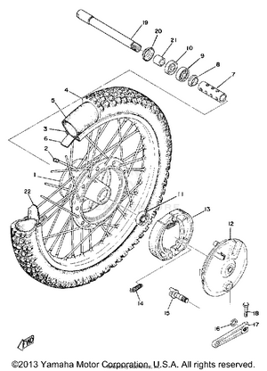 Front Wheel Schematic
