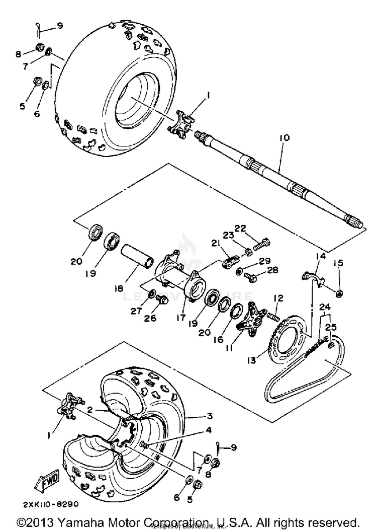 Rear Wheel Schematic