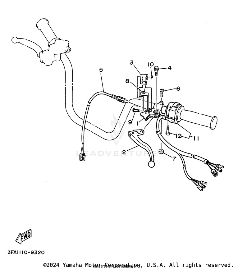 Handle Switch Lever Schematic
