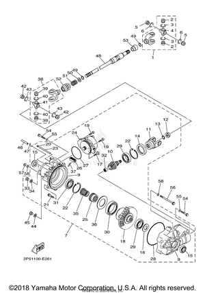 Front Differential Schematic