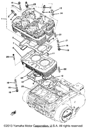 Cylinder Head - Cylinder Schematic