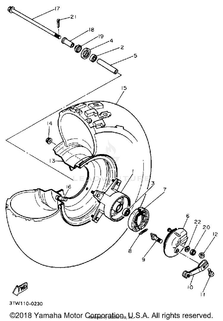 Front Wheel Schematic
