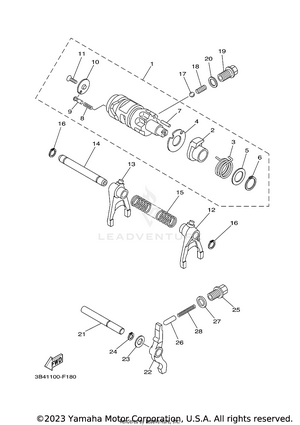 Shift Cam Fork Schematic
