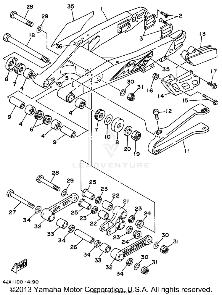 Rear Arm Schematic