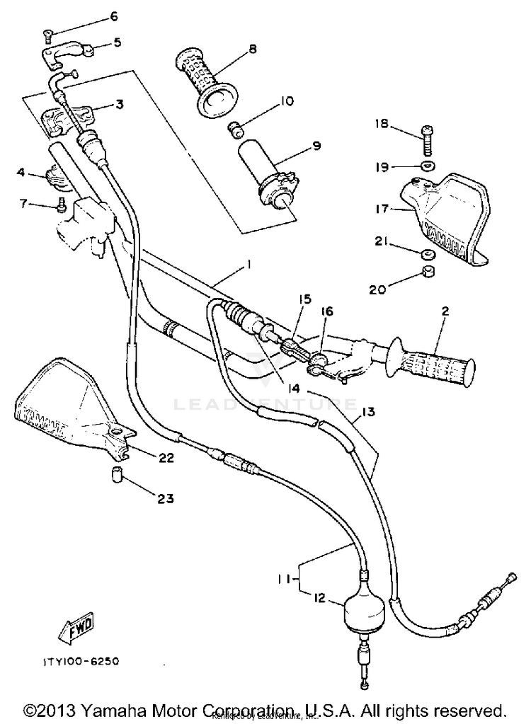 Handlebar-Cable Schematic
