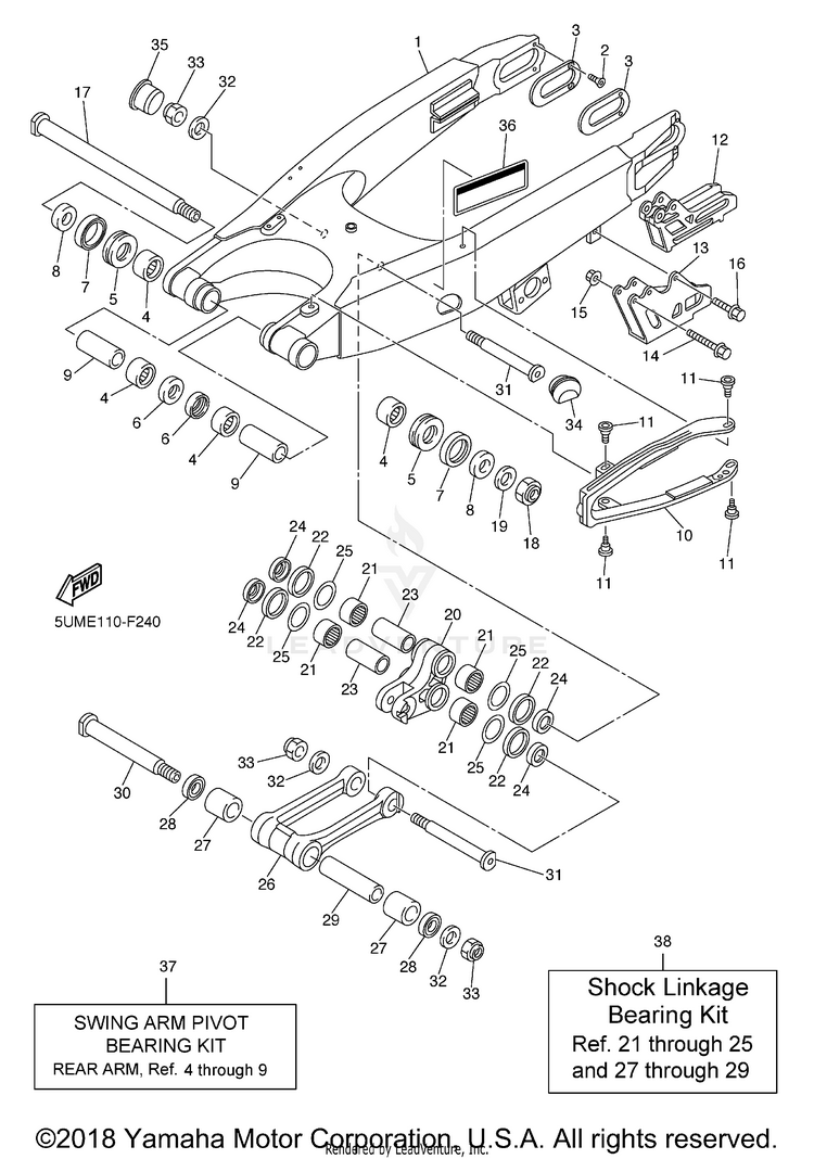 Rear Arm Schematic