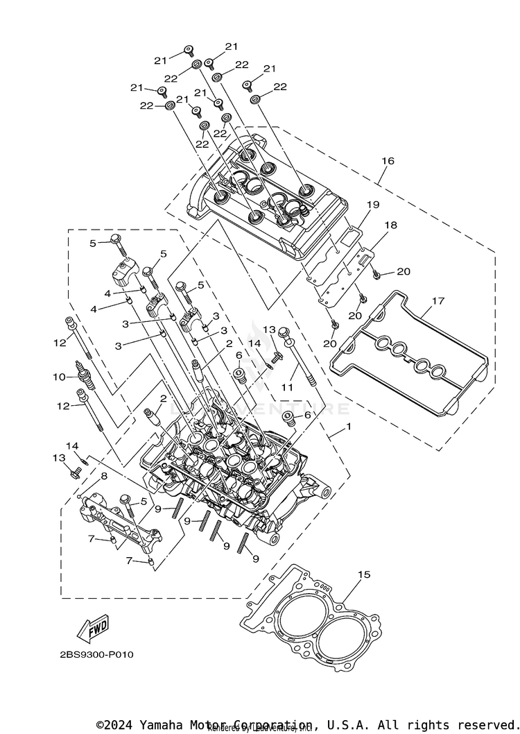 Cylinder Head Schematic