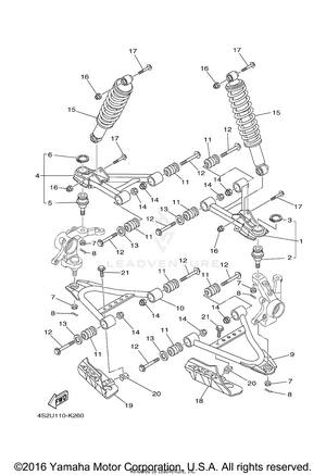 Front Suspension Wheel Schematic