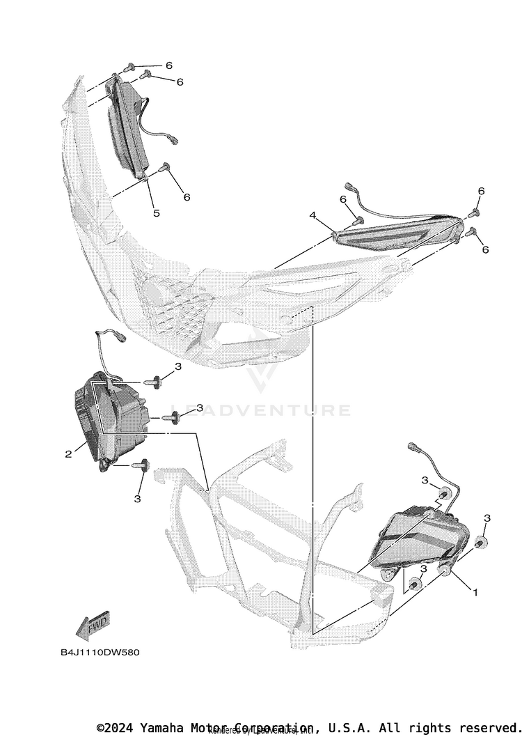 Headlight Schematic