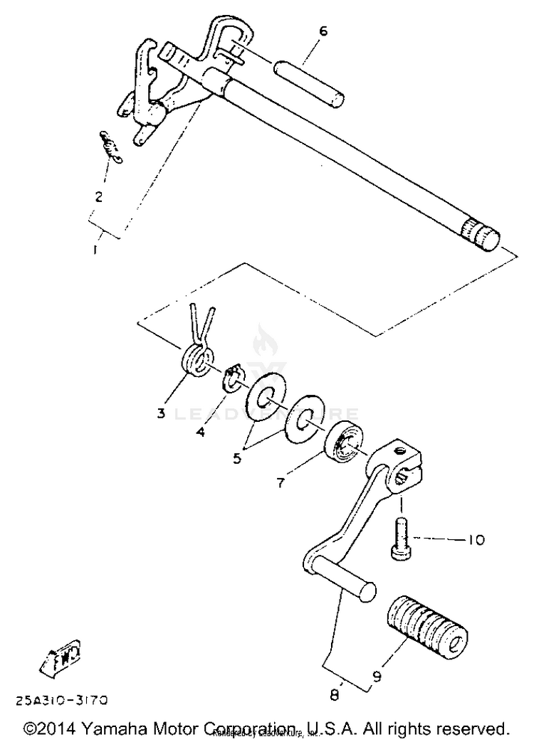 Shift Shaft Schematic