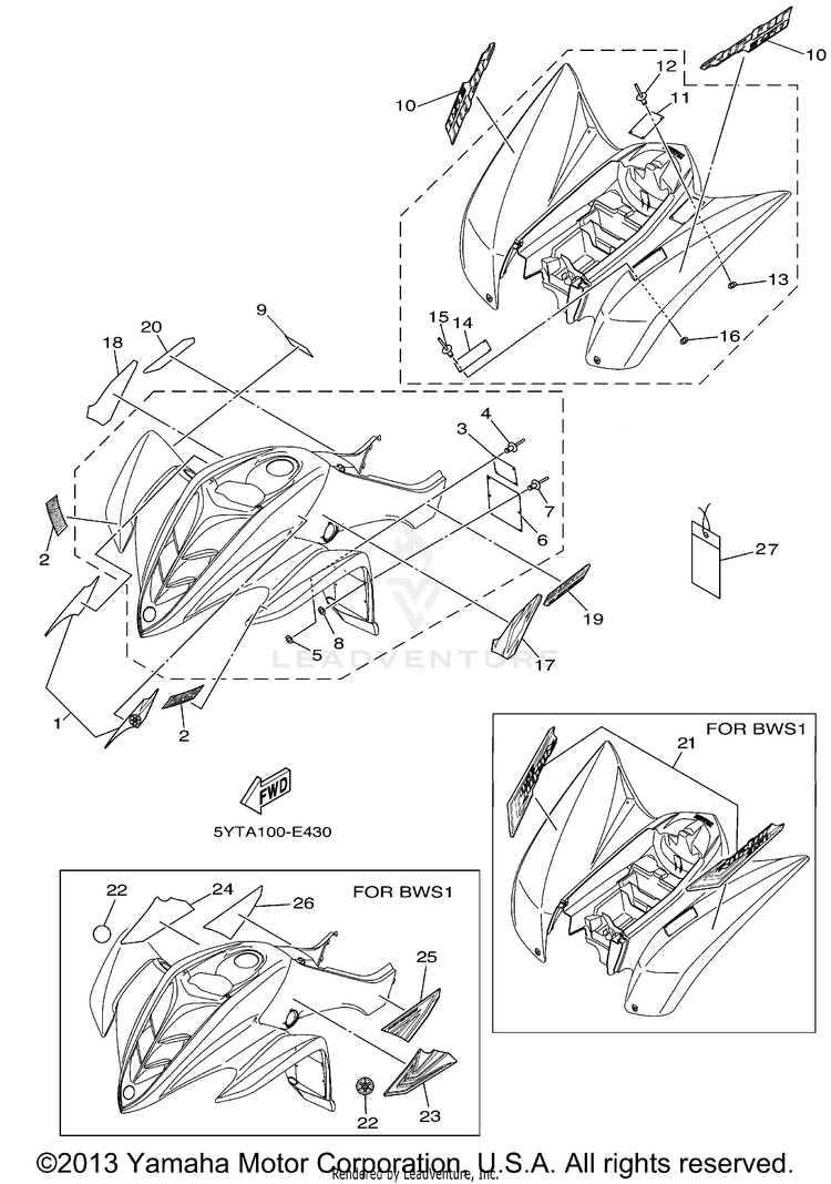 Emblem Label 1 RAPTOR 350 - YFM350RV - 2006 Schematic