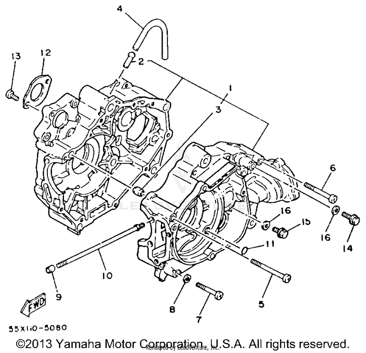 Crankcase Schematic