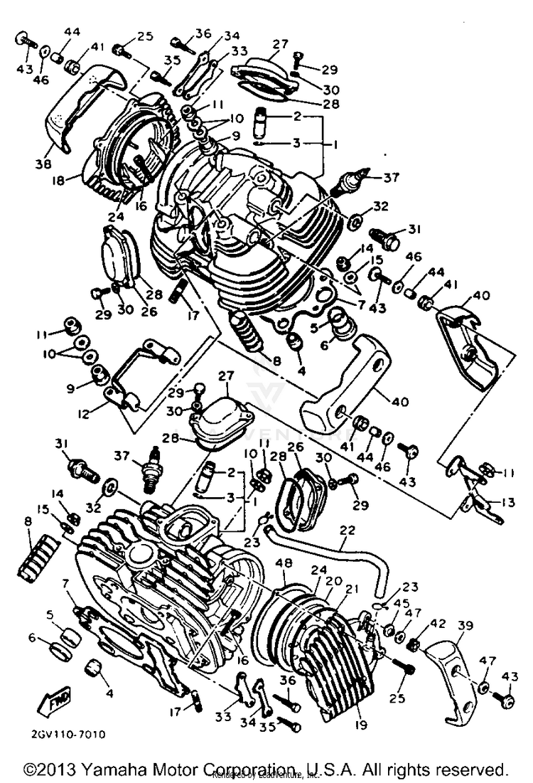 Cylinder Head Schematic