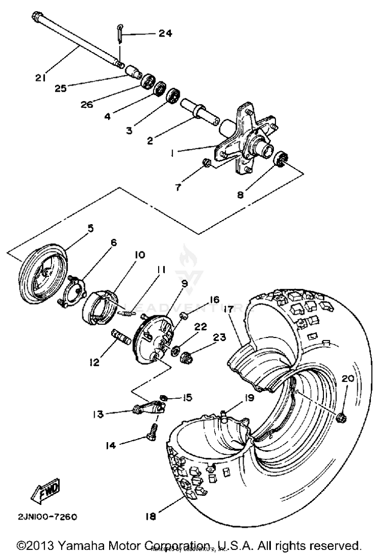 Front Wheel Schematic