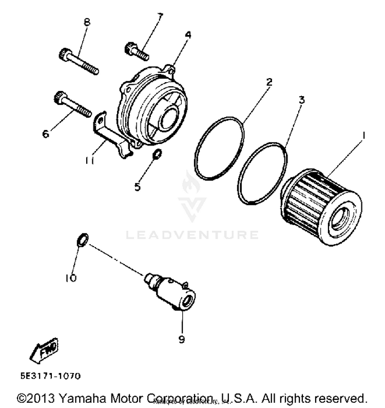 Oil Filter Schematic