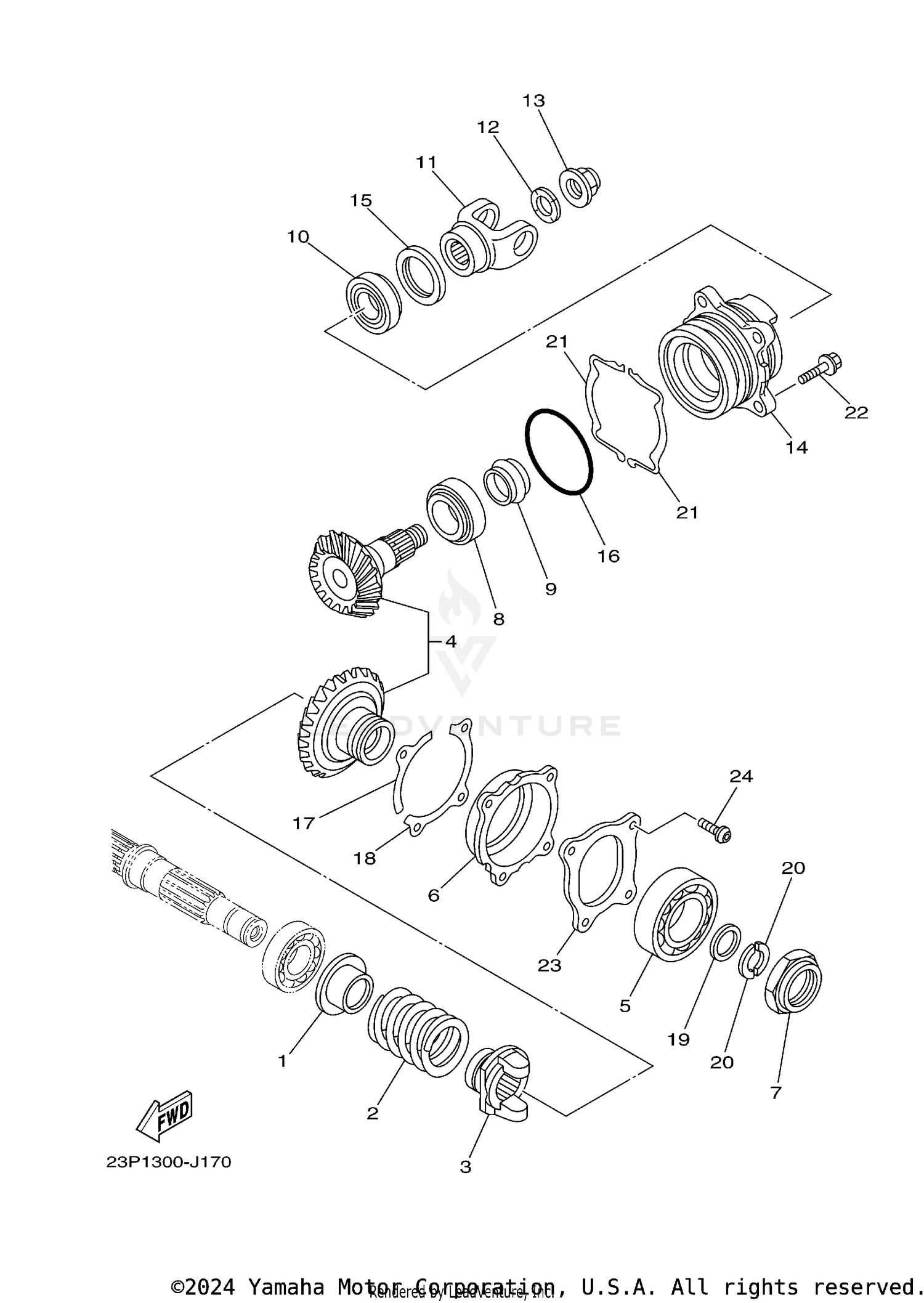 MIDDLE DRIVE GEAR