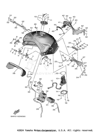 Fuel Tank 2 (for Cal) Schematic
