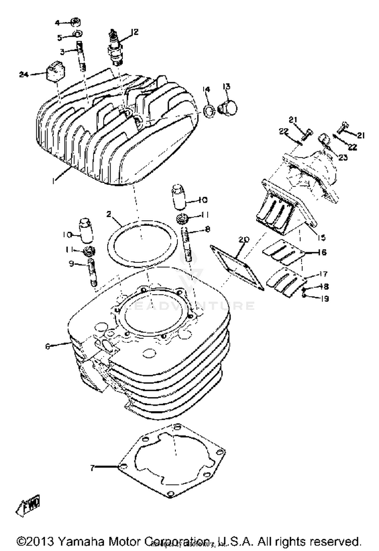 Cylinder - Reed Valve Schematic