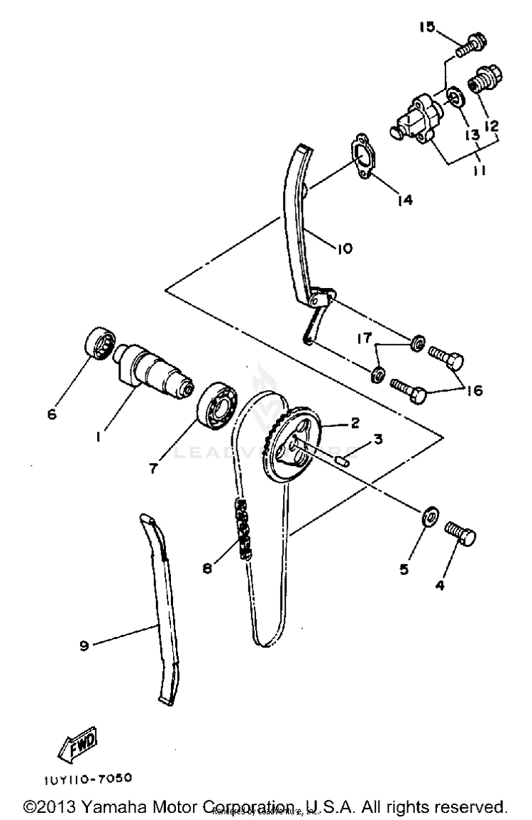 Camshaft Chain Schematic