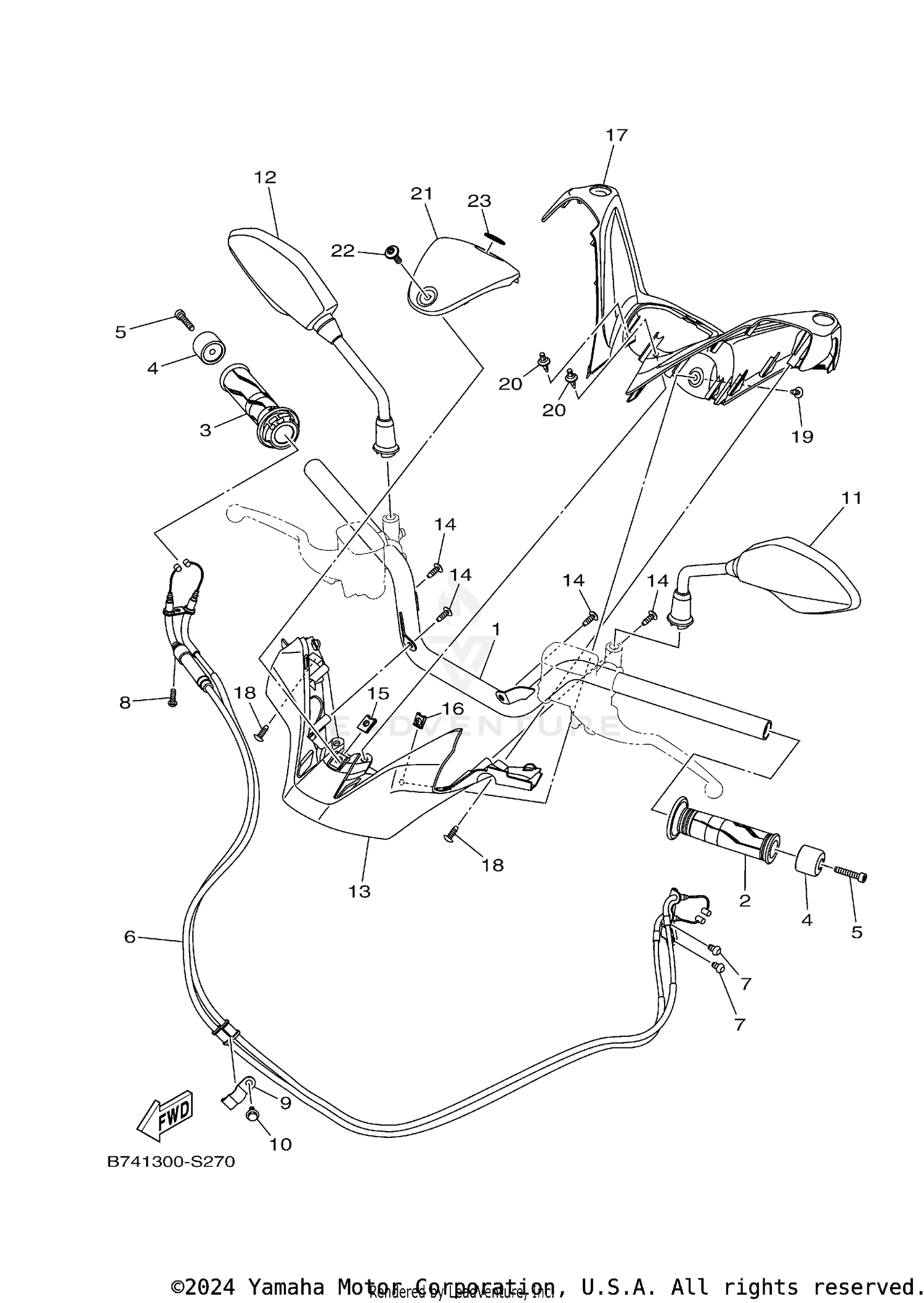 STEERING HANDLE & CABLE