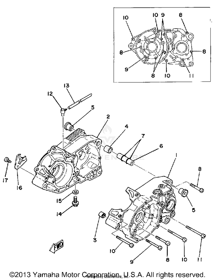 Crankcase Schematic