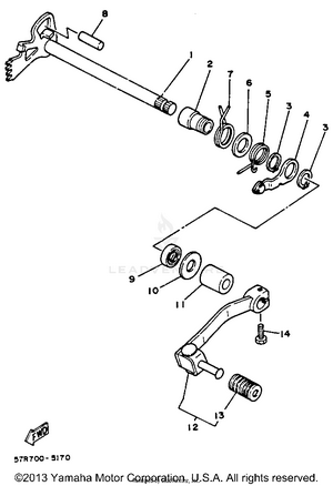 Shift Shaft Schematic