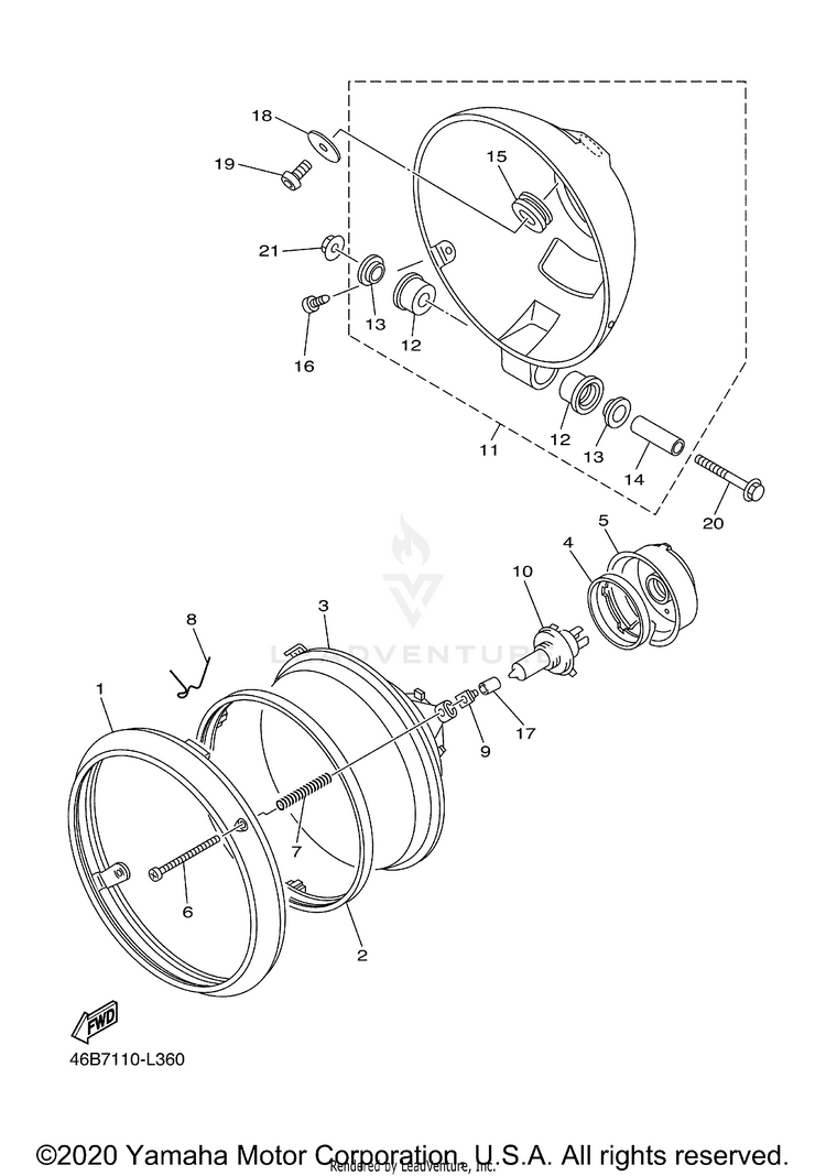 Headlight Schematic