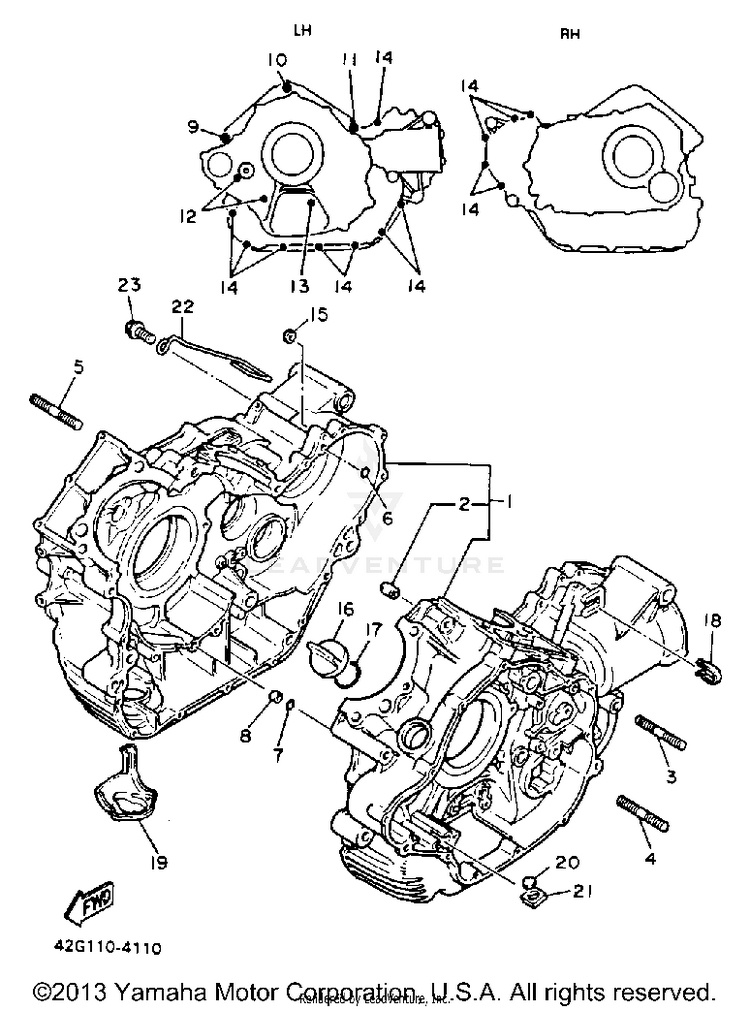 Crankcase Schematic